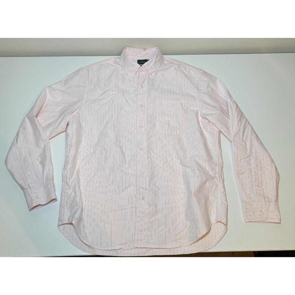 J. Crew Men's Oarsman Button Down Shirt | NWT | Pink | Large